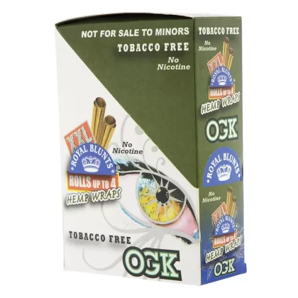 Royal Blunts® | XXL Hemp Wraps | OGK – 25 Count