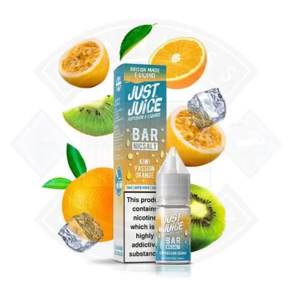 Just Juice Bar Nic Salt – Kiwi Passion Orange 10ml - Vape Product, Vape Product