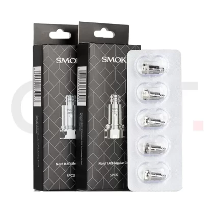 Smok Nord Replacement Vape Coils - Ohm#0.6 Ohm Mesh>1.4 Ohm MTL Ceramic>1.4 Ohm Regular>0.8 Ohm Mesh MTL