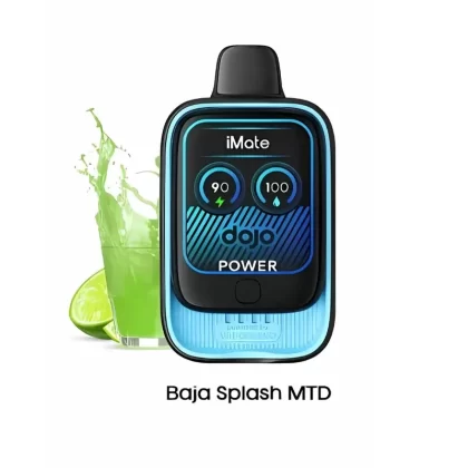 DOJO iMate X 20K Disposable Vape - Flavors#Baja Splash MTD>Blue Razz lce>Blue Straw Splash>Hawaii Dream>Mango Straw>Miami Mint>Peachy Smash>Pink Lemonade>Sour Apple B-Pop>Sour Batch Watermel