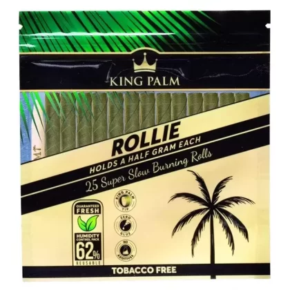King Palm Rollies Natural Pre-Rolled Cones (25-Pack)