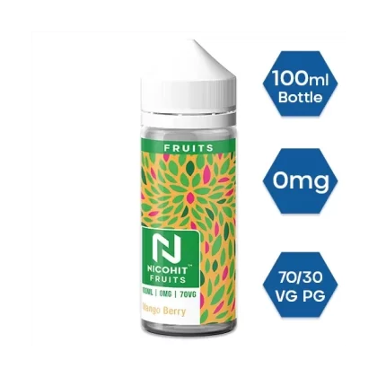 MANGO BERRY E LIQUID BY NICOHIT – FRUITS 100ML 70VG