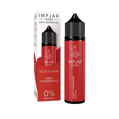 Sweet Strawberry Ice 50ml Shortfill E-Liquid by Imp Jar