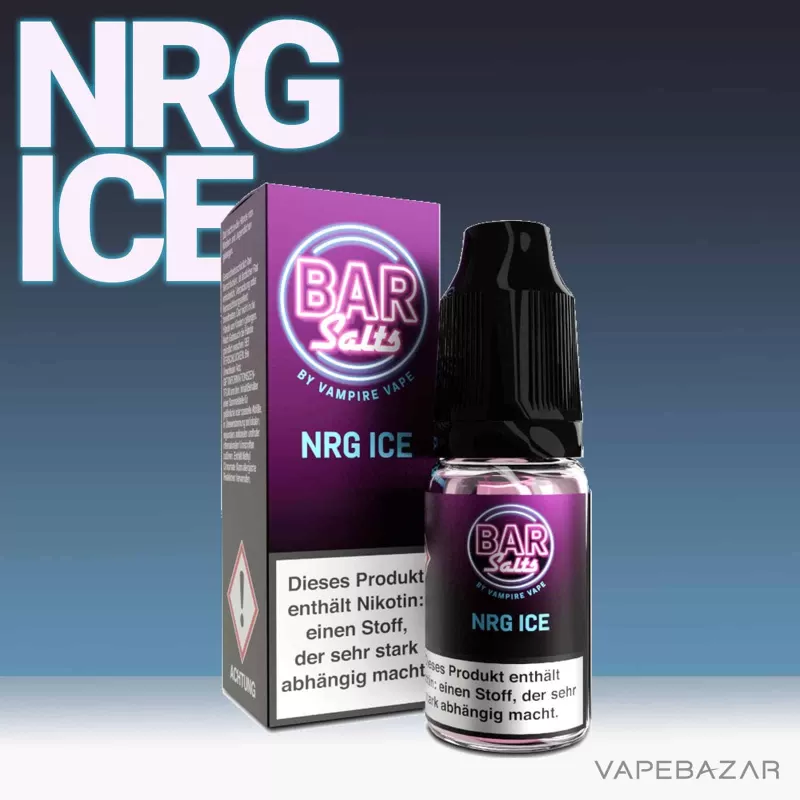 Bar Salts Nikotinsalz Liquid – Nrg Ice - 20mg/ml, 10mg/ml - Image 2