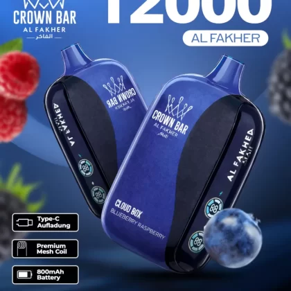 Al Fakher Vape 12000 - Blueberry Razzberry