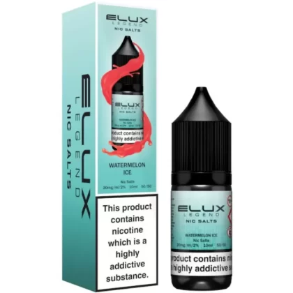 Watermelon Ice Nic Salt E-Liquid Legend Series by ELUX (10ml) - 20mg