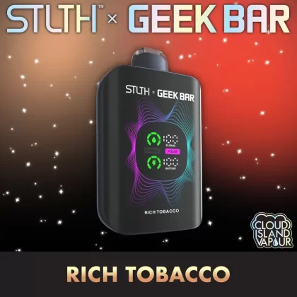 STLTH X GEEK BAR Disposable Vape – Rich Tobacco