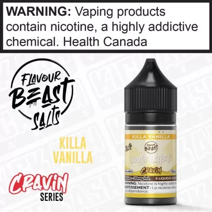 Killa Vanilla by Flavour Beast Salt Unleashed Cravin Series