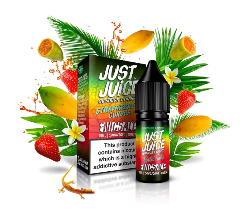 Strawberry & Curuba Just Juice 10ml nicotine salt e-liquid