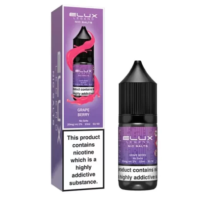 Elux Legend Grape Berry Nic Salt E-Liquid - 10mg