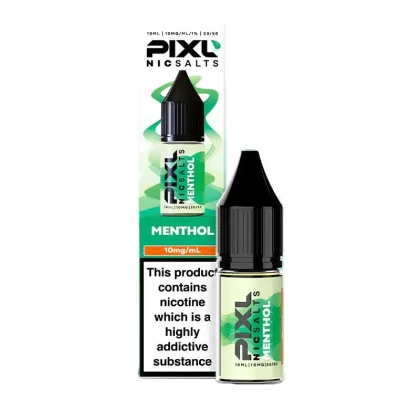 Pixl Menthol Nic Salt E-Liquid - 10 Pack - 10mg