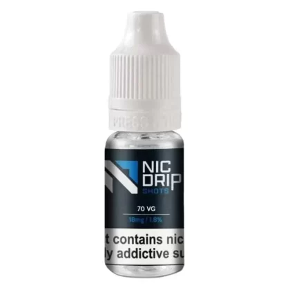 Nic Drip 70VG/18mg Nic Shots