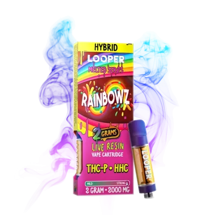Melted Series 2g Cartridge: Rainbowz by Looper Vape - Ejuicewarehouse