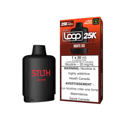 STLTH LOOP 25K Pod Pack - Route Ice - 20 mg/mL (wholeseller) - Excise ON