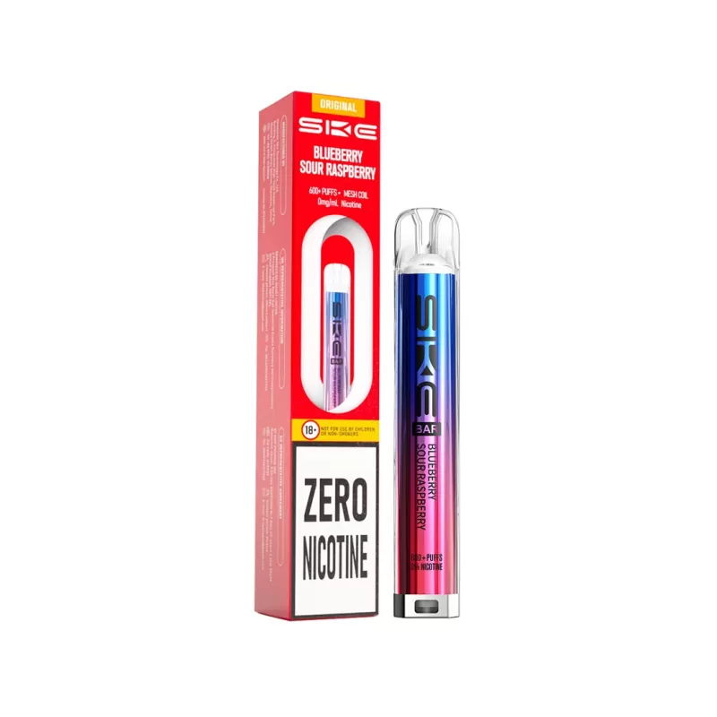 SKE Bar 600 ZERO NICOTINE Prefilled KIT - Strawberry Burst - Image 3