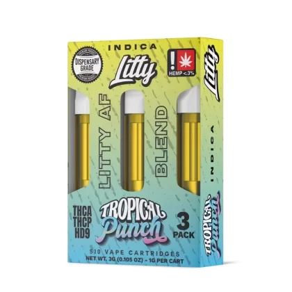 Litty AF Blend Tropical Punch Cartridge – 3 Pack