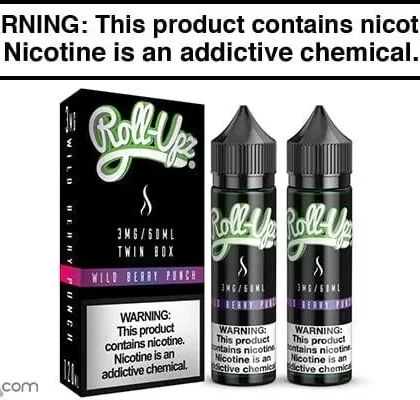 WILD BERRY PUNCH TWIN PACK BY JUICE ROLL UPZ 120ML - Vapejuice