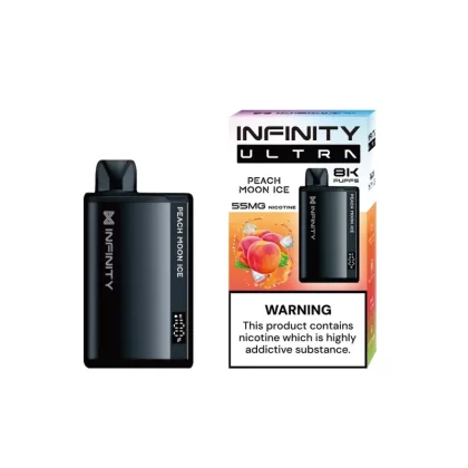 Infinity Bar Ultra Disposable – Peach Moon Ice 20/55mg (8000Puffs) - Vapebar Pk