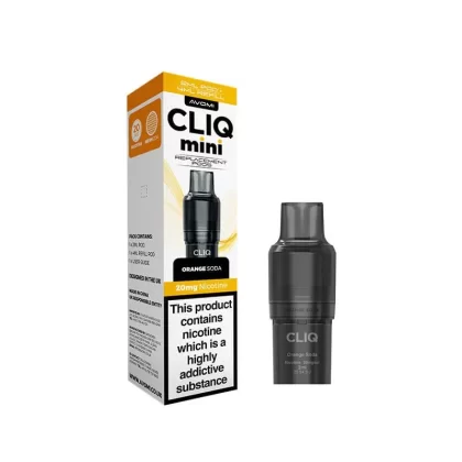 Avomi CLIQ Mini Prefilled Vape Pod + Refill – Orange Soda