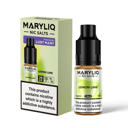 Lemon Lime Nic Salt E-Liquid by Lost Mary Maryliq (10ml) - 10mg