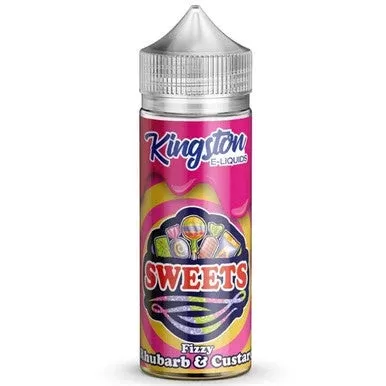 Sweet – Fizz Rhubarb & Custard Kingston 100ml Nicotine Free 0mg E Liquid VAPE Juice