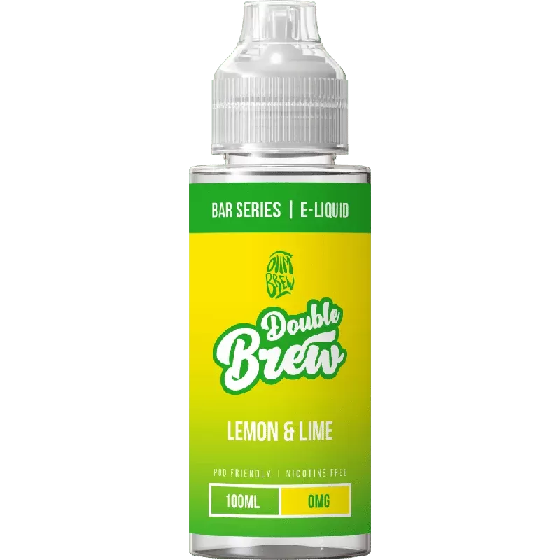 Ohm Brew Double Brew 100ml Shortfill E-Liquid Lemon & Lime
