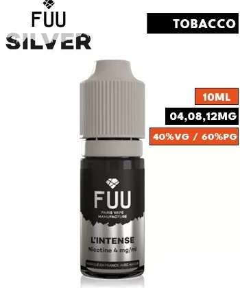 L'Intense eLiquid by FUU Silver - 0mg / 10ml