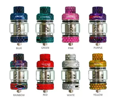 SMOK Resa Prince Tank - Color#Black>Blue>Green>Pink>Purple>Rainbow>Red>White>Yellow