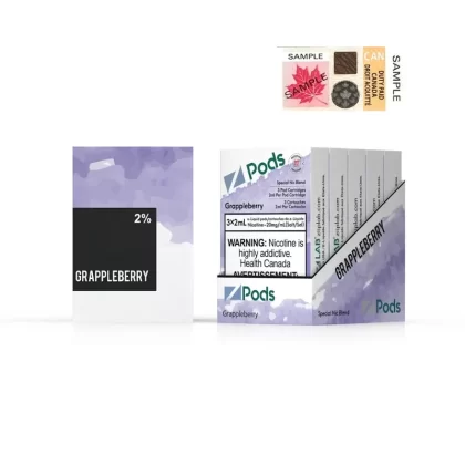 ZPODS – GRAPPLEBERRY - Nicotine Strength#20 MG