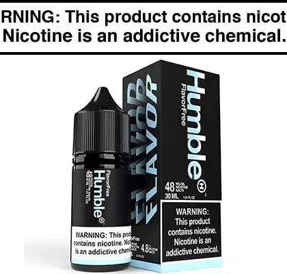 FLAVOR FREE BY HUMBLE SALTS 30ML - Vapejuice