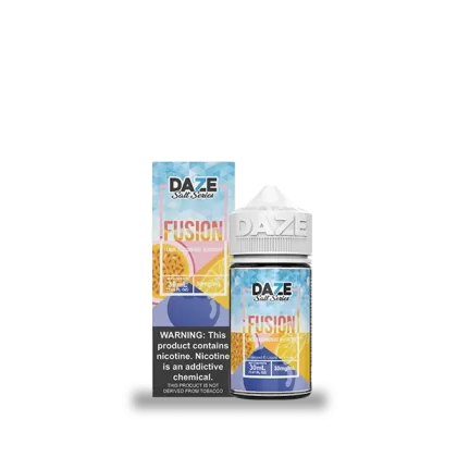 7 Daze Fusion Lemon Passionfruit Blueberry ICED 30ml Nic Salt Vape Juice - Vape Product