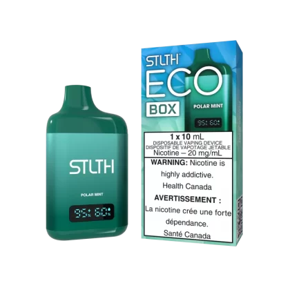 STLTH ECO BOX - Polar Mint - 20 mg/mL (wholeseller) (SK) - Excise FED, 20 mg/mL (DSD) (SK) - Excise FED