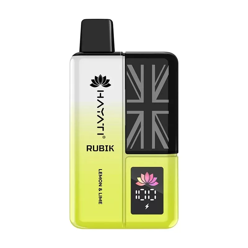 Hayati Rubik 7000 Puffs Lemon and Lime - Vape Store