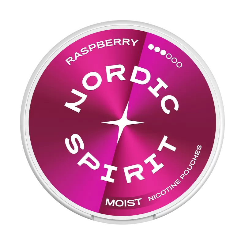 Raspberry Nordic Spirit Nicotine Pouches - Ecigwizard - Image 2