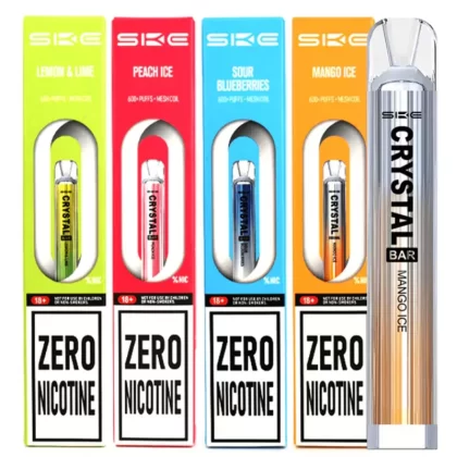 SKE Bar 600 ZERO NICOTINE Prefilled KIT - Cherry Ice