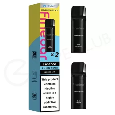 Lemon & Lime Hayati Finebar Prefilled Pods