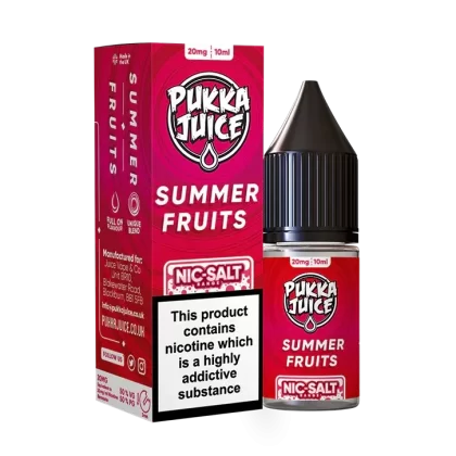 Summer Fruits Nic Salt By Pukka Juice