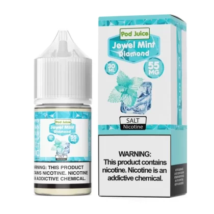 Pod Juice Jewel Mint Diamond TF 30ml Nic Salt Vape Juice - Vape Product, Vape Product