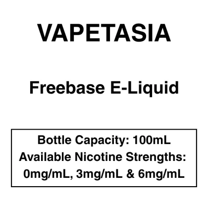 Vapetasia – Freebase E-Liquid – 100mL - Apple (Iced Trapple), Apple (Trapple); Vape Product, Vape Product; Vape Product