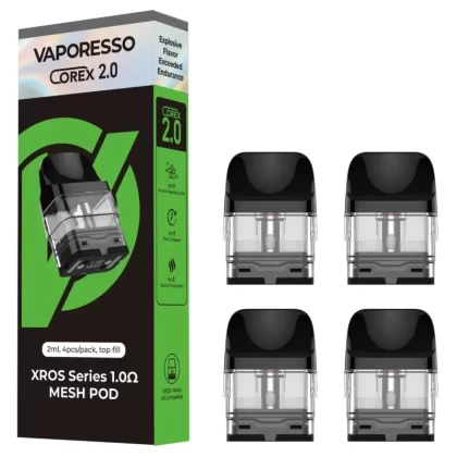 Vaporesso XROS Series Replacement Pods 2ml (Pack Of 4) - 0.6ohm, 0.7ohm