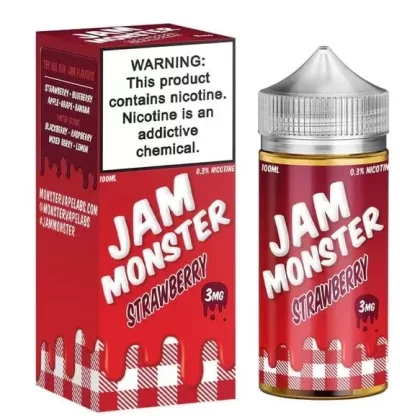Strawberry – Jam Monster – 100mL - Vape Product; Vape Product, Vape Product