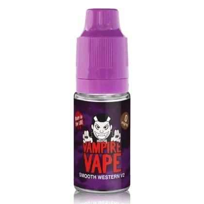 Smooth Western V2 By Vampire Vape 10ml - Nicotine Strength#3mg>12mg>18mg>6mg (2F6CF1)