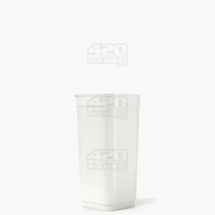 POLLEN GEAR | Child Resistant 100% Recyclable Opaque White Pop Box Pop Top Bottles | 30dr – 7g – 373 Count