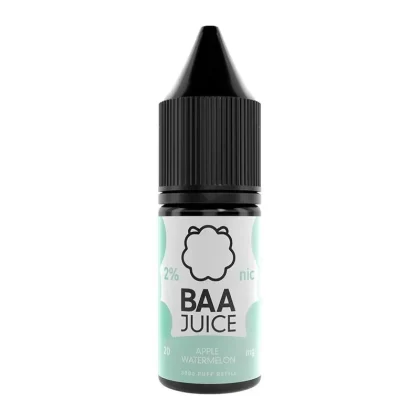 Apple Watermelon By Baa Juice 10ml Nic Salt - Nicotine Strength#5mg (Salt)>20mg (Salt)>10mg (Salt) (8536B0)
