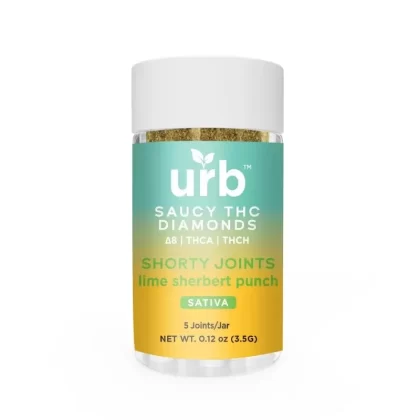 Urb Saucy THCH + THCA Diamonds Shorty Joints – 5ct