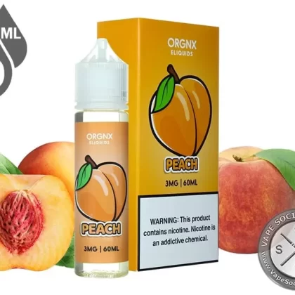 Peach By ORGNX E-Liquids 60ml