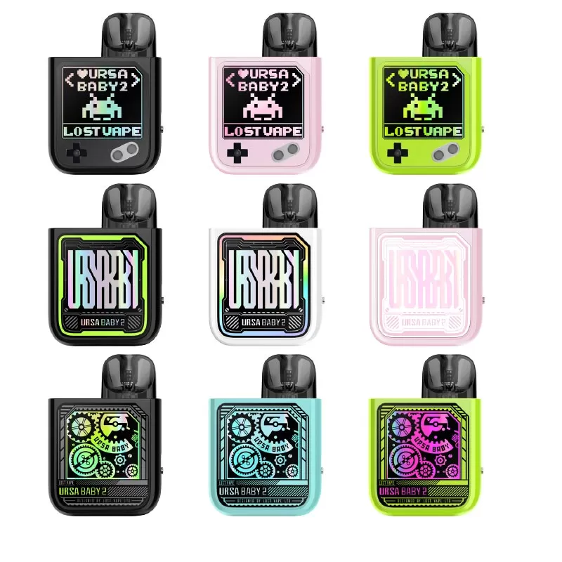Lost Vape Ursa Baby 2 Pod Kit 900mAh 2.5ml - Tech Pink x Fancy Maze
