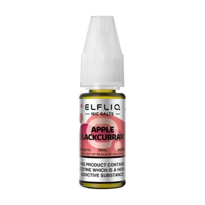 Apple Blackcurrant Elfliq Nic Salt by Elfbar - 10ml - Vape Product, Vape Product (2F25FA)
