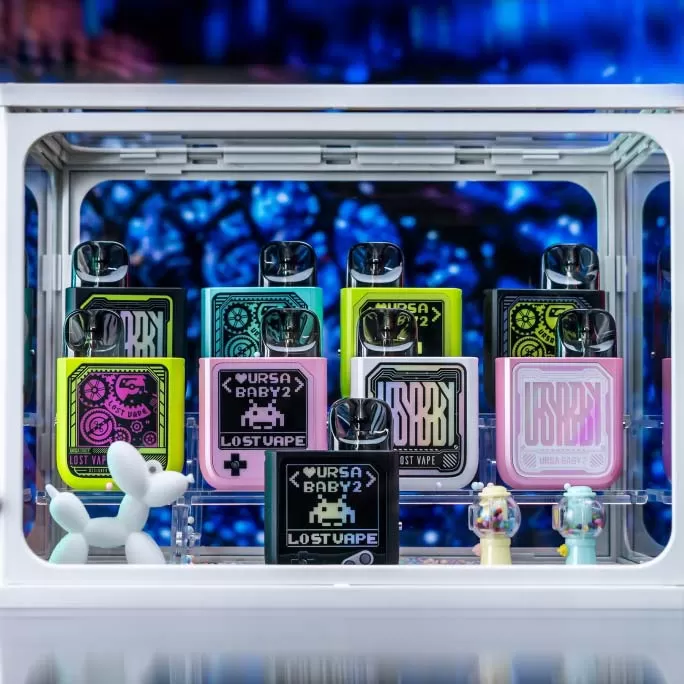 Lost Vape Ursa Baby 2 Pod Kit 900mAh 2.5ml - Tech Pink x Fancy Maze - Image 3