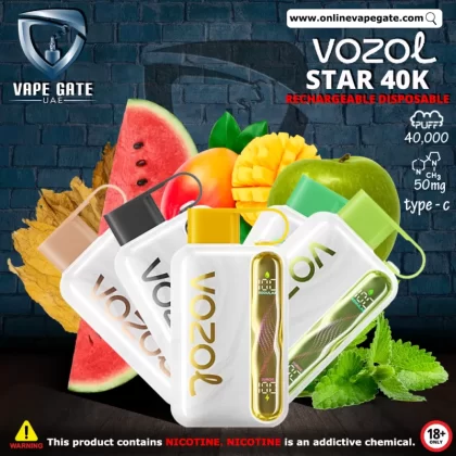 Vozol Star 40K Rechargeable Disposable Vape (40,000 Puffs) - Mango Peach / 50 mg